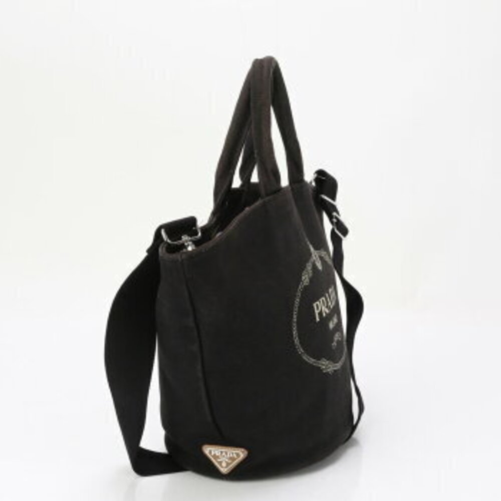 Prada Canapa tote bag crossbody handbag - Picture 4 of 14